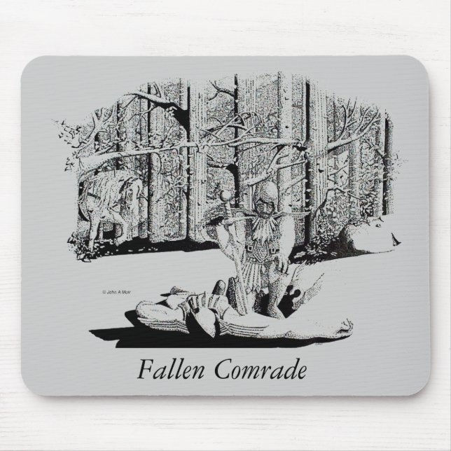 Alfombrilla De Ratón Mousepad - Camarada Caída (Frente)