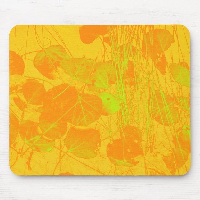Alfombrilla De Ratón Mousepad cambiante de las hojas (Frente)