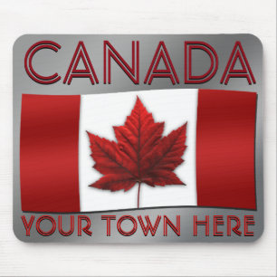 Alfombrilla De Ratón Mousepad Canadá Bandera Mousepad Canadá Hoja de ar