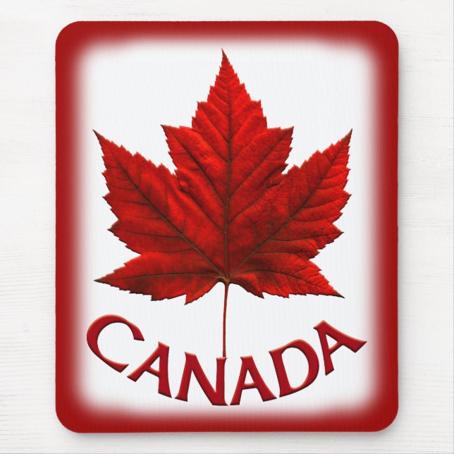 Alfombrilla De Ratón Mousepad Canada Red Canada Maple Leaf Mousepad (Frente)