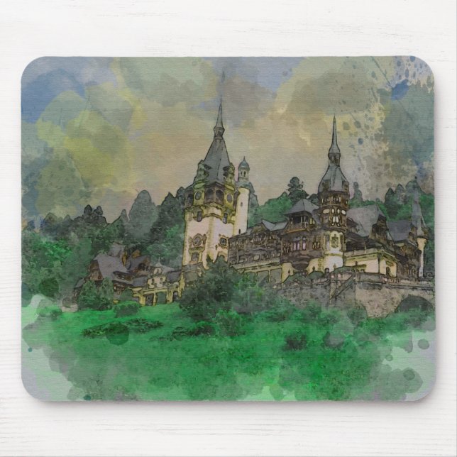 Alfombrilla De Ratón Mousepad Castillo de Peles (Frente)