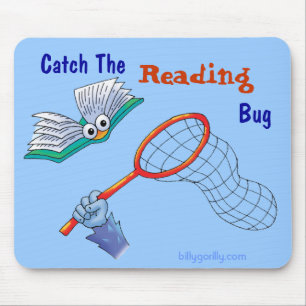 Alfombrilla De Ratón Mousepad_Catch el insecto de la lectura
