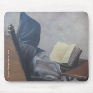 Alfombrilla De Ratón Mousepad católico adaptable del monje
