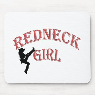 Alfombrilla De Ratón Mousepad, Chica de Redneck