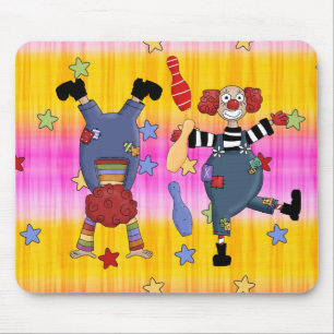Alfombrilla De Ratón Mousepad Circus Clowns