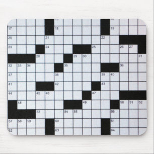 Alfombrilla De Ratón Mousepad clásico de la rejilla del crucigrama