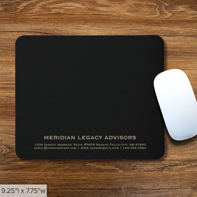 Alfombrilla De Ratón Mousepad Classic Black and Gold Company (Subido por el creador)