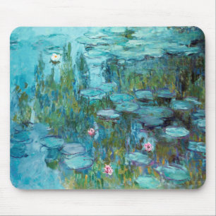 Alfombrilla De Ratón Mousepad Claude Monet Nympheas Agua Lilies Flor