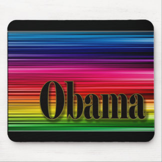 Alfombrilla De Ratón Mousepad coloreado arco iris de Obama