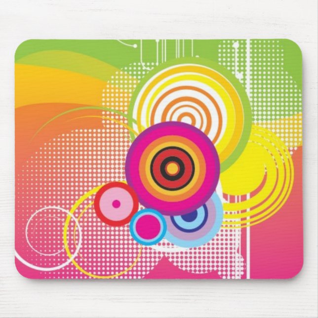 Alfombrilla De Ratón mousepad colorido (Frente)