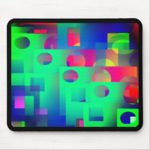 Alfombrilla De Ratón Mousepad colorido com・preto