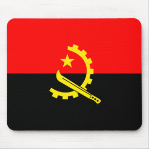 Alfombrilla De Ratón mousepad con bandera angola