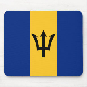 Alfombrilla De Ratón Mousepad con bandera de Barbados