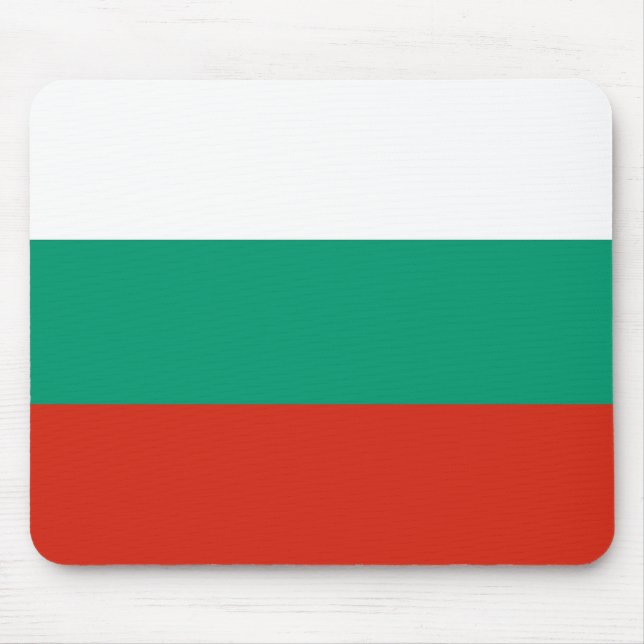 Alfombrilla De Ratón Mousepad con bandera de Bulgaria (Frente)