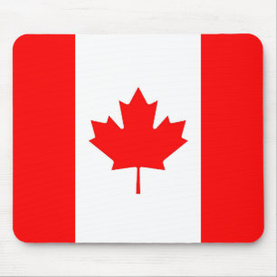 Alfombrilla De Ratón Mousepad con bandera de Canadá