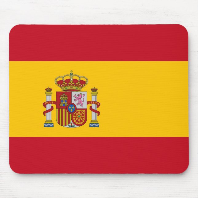 Alfombrilla De Ratón Mousepad con bandera de España (Frente)