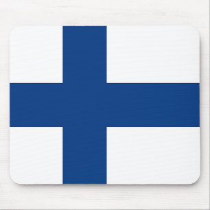 Alfombrilla De Ratón Mousepad con bandera de Finlandia