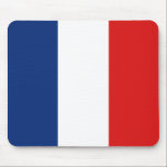 Alfombrilla De Ratón Mousepad con bandera de Francia<br><div class="desc">Este diseño de mousepad simplemente incluye la bandera francesa. Una gran manera de recordar a Francia mientras estaba en el ordenador.</div>