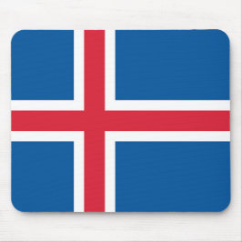 Alfombrilla De Ratón Mousepad con bandera de Islandia
