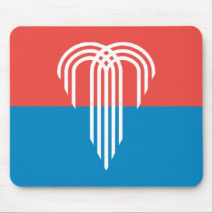 Alfombrilla De Ratón Mousepad con bandera de Kansas City, Misuri