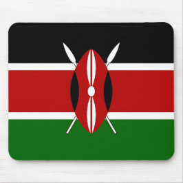 Alfombrilla De Ratón Mousepad con bandera de Kenia