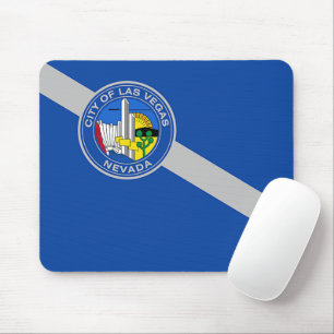 Alfombrilla De Ratón Mousepad con bandera de Las Vegas, EE.UU.