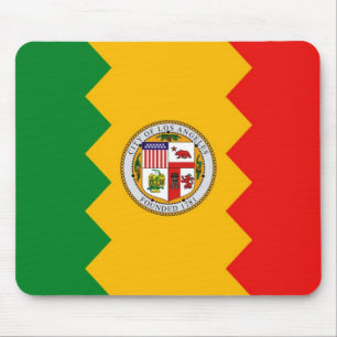 Alfombrilla De Ratón Mousepad con bandera de Los Ángeles, California