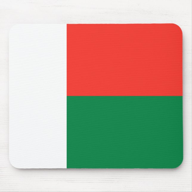 Alfombrilla De Ratón Mousepad con bandera de Madagascar (Frente)