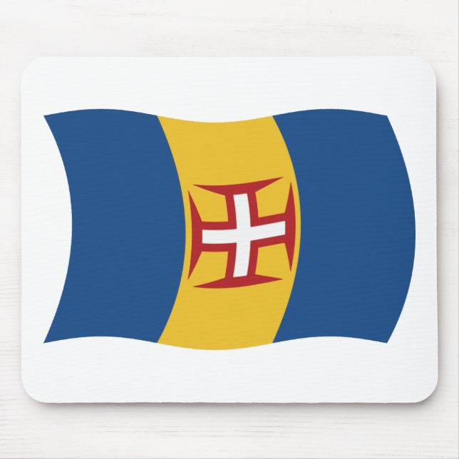 Alfombrilla De Ratón Mousepad con bandera de Madeira (Frente)