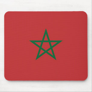 Alfombrilla De Ratón Mousepad con bandera de Marruecos