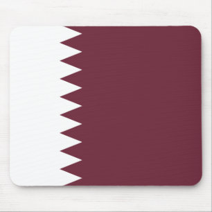 Alfombrilla De Ratón Mousepad con bandera de Qatar