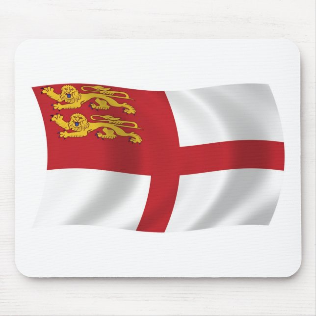 Alfombrilla De Ratón Mousepad con bandera de Sark (Frente)
