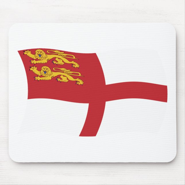 Alfombrilla De Ratón Mousepad con bandera de Sark (Frente)