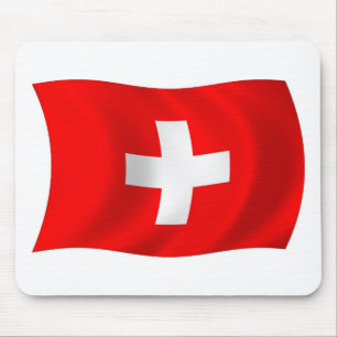 Alfombrilla De Ratón Mousepad con bandera de Suiza