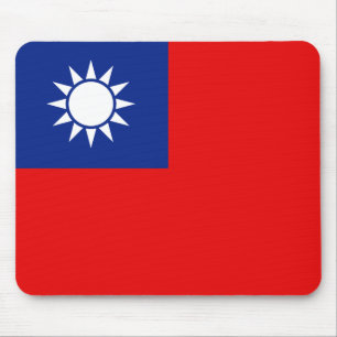 Alfombrilla De Ratón Mousepad con bandera de Taiwán