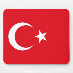 Alfombrilla De Ratón Mousepad con bandera de Turquía