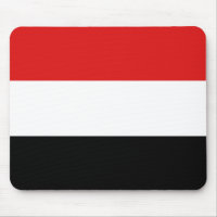 Mousepad con bandera de Yemen