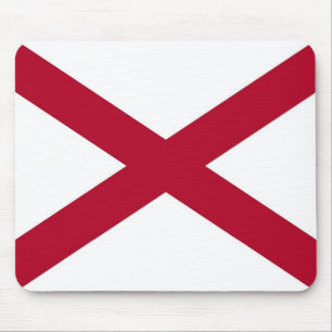 Alfombrilla De Ratón Mousepad con bandera del estado de Alabama - Estad