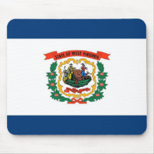 Mousepad con bandera del estado de Virginia Occide