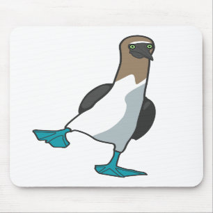 Alfombrilla De Ratón mousepad con base azul del bobo