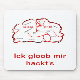 Alfombrilla De Ratón Mousepad con Berlín móvil