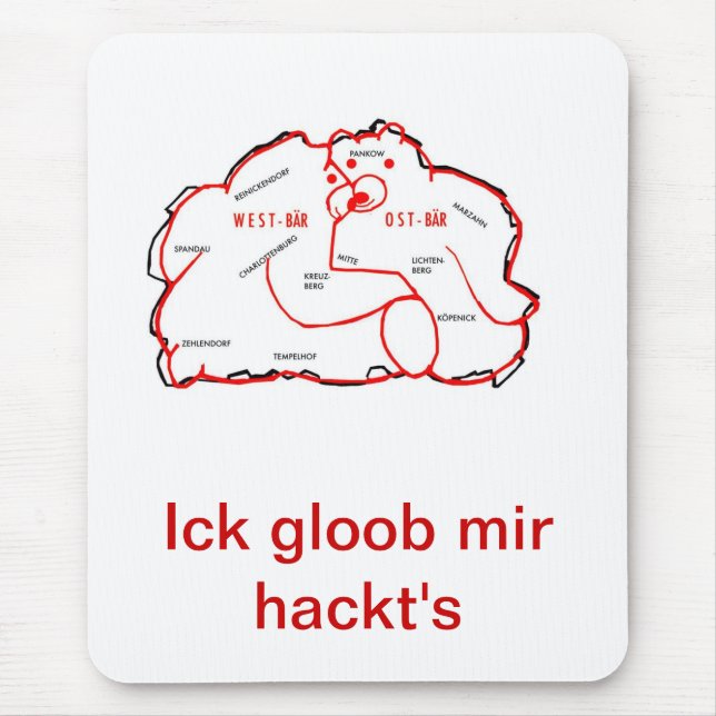Alfombrilla De Ratón Mousepad con Berlín móvil (Frente)