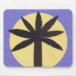 Alfombrilla De Ratón Mousepad con diseño de árbol de palmas