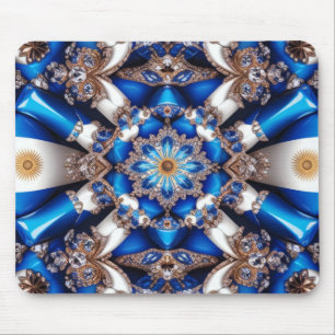 Alfombrilla De Ratón Mousepad con diseño de colores argentinos