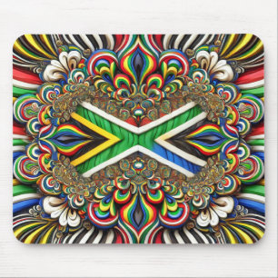 Alfombrilla De Ratón Mousepad con diseño de colores sudafricanos