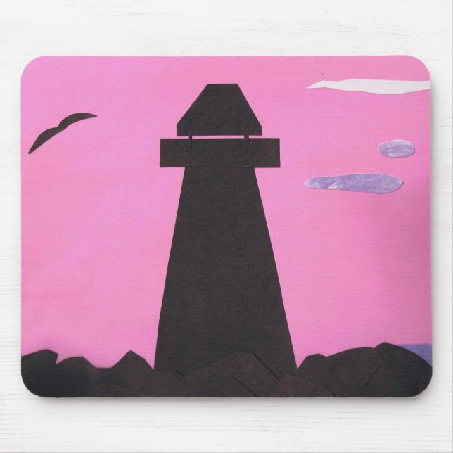Alfombrilla De Ratón Mousepad con diseño de faro (Frente)