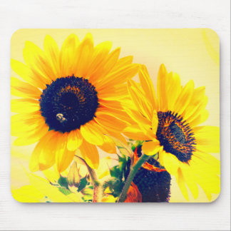 Alfombrilla De Ratón Mousepad con diseño de girasol