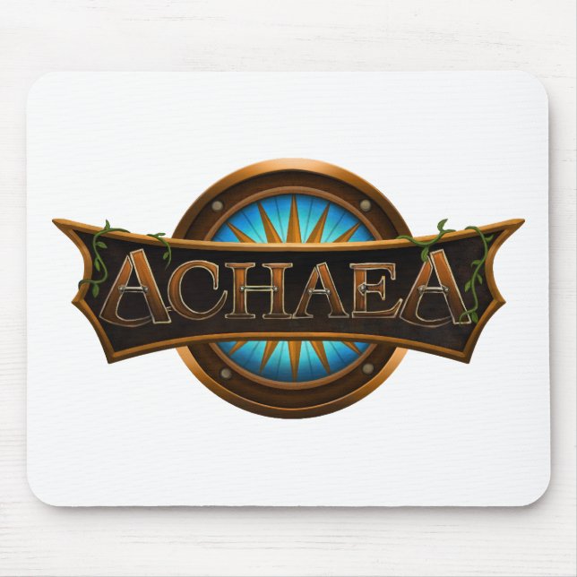 Alfombrilla De Ratón Mousepad con el logotipo de Achaea (Frente)