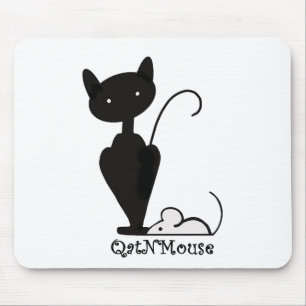 Alfombrilla De Ratón Mousepad con el logotipo de QatNMouse