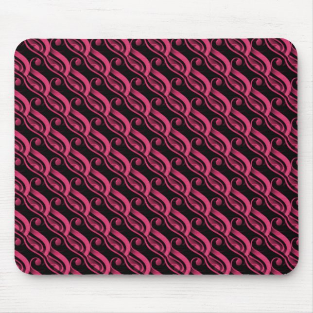 Alfombrilla De Ratón Mousepad con encanto, rosa e inoxidable (Frente)
